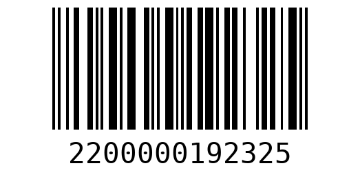 Штрихкод 2200000192325