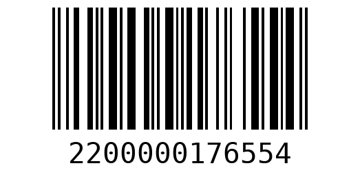 Штрихкод 2200000176554