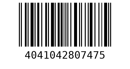 Штрихкод 4041042807475