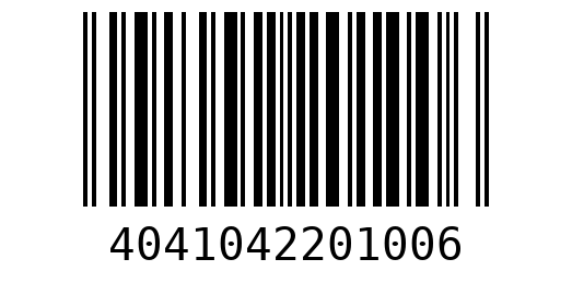 Штрихкод 4041042201006