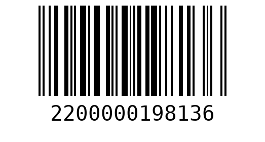 Штрихкод 2200000198136