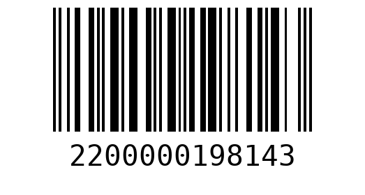 Штрихкод 2200000198143