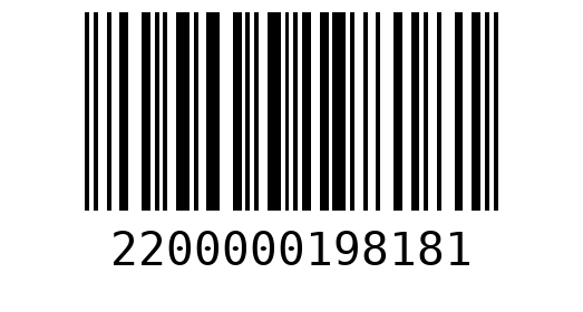 Штрихкод 2200000198181