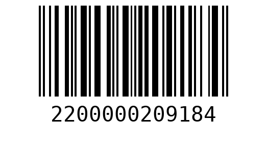 Штрихкод 2200000209184