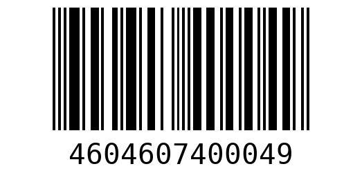 Штрихкод 4604607400049
