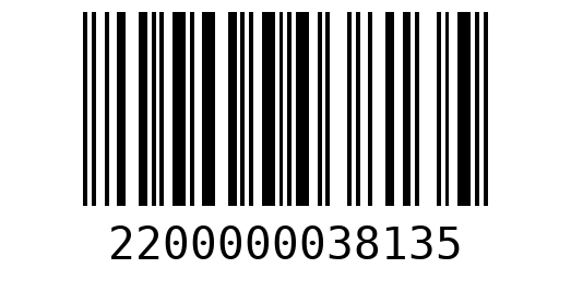 Штрихкод 2200000038135