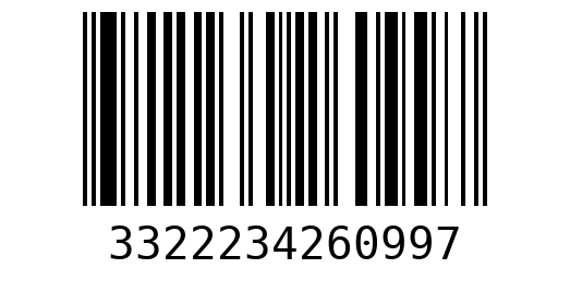 Штрихкод 3322234260997