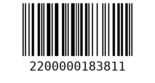 Штрихкод 2200000183811