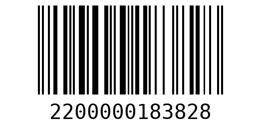 Штрихкод 2200000183828