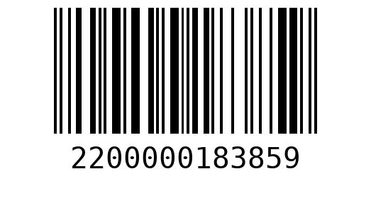 Штрихкод 2200000183859