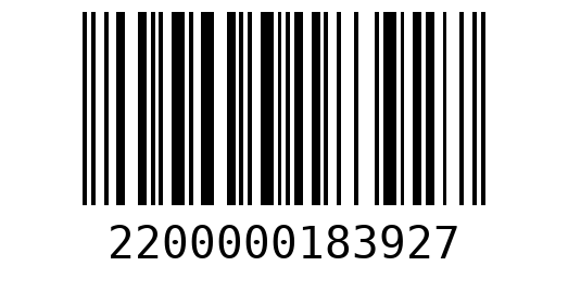 Штрихкод 2200000183927