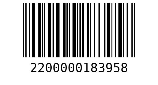 Штрихкод 2200000183958
