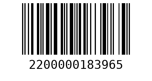 Штрихкод 2200000183965