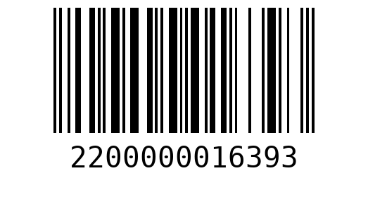 Штрихкод 2200000016393