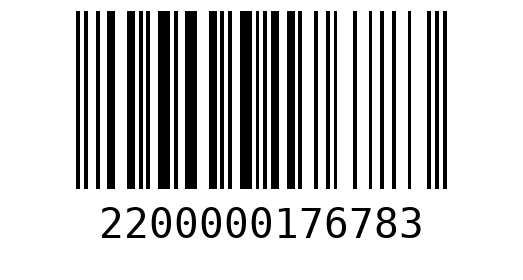 Штрихкод 2200000176783