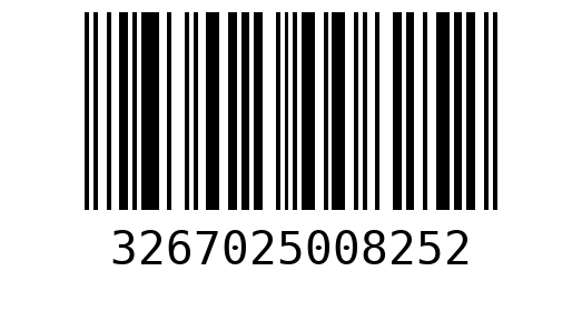 Штрихкод 3267025008252