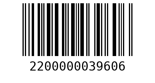 Штрихкод 2200000039606