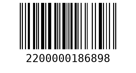 Штрихкод 2200000186898