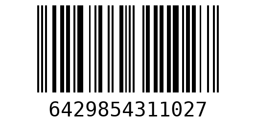 Штрихкод 6429854311027