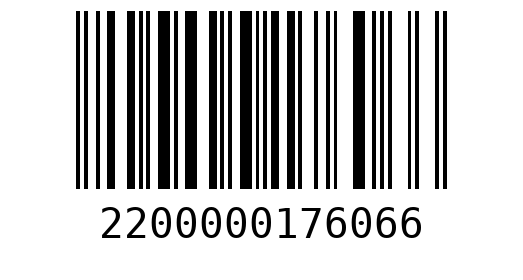 Штрихкод 2200000176066