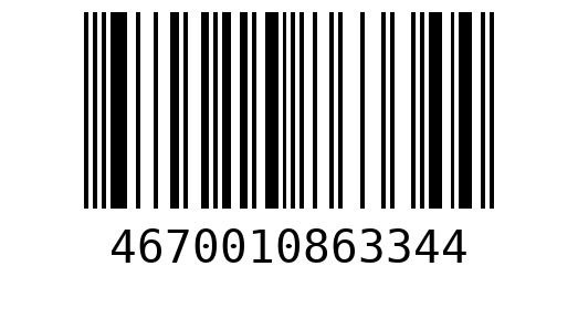 Штрихкод 4670010863344