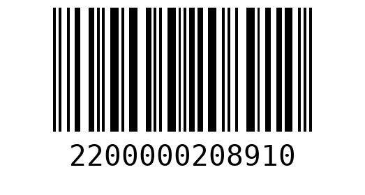 Штрихкод 2200000208910