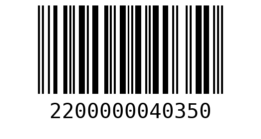 Штрихкод 2200000040350