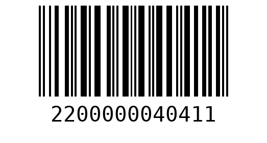Штрихкод 2200000040411
