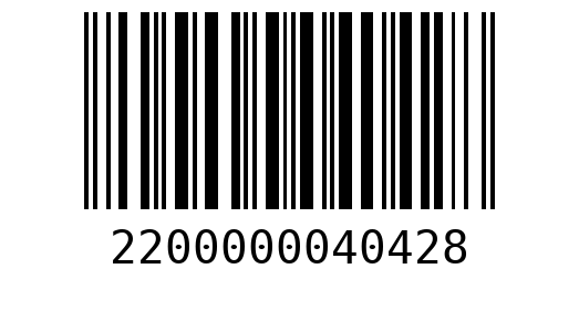 Штрихкод 2200000040428
