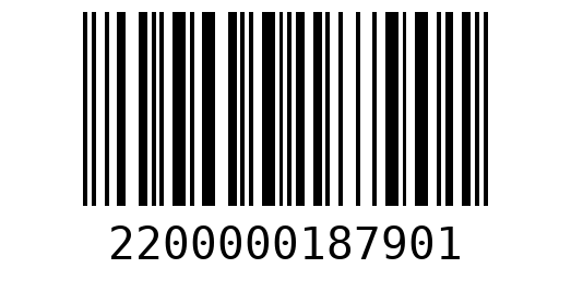 Штрихкод 2200000187901