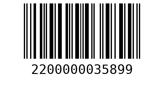 Штрихкод 2200000035899