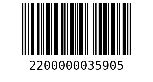 Штрихкод 2200000035905