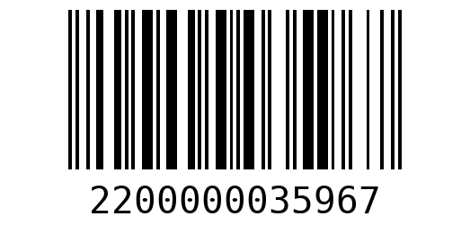Штрихкод 2200000035967