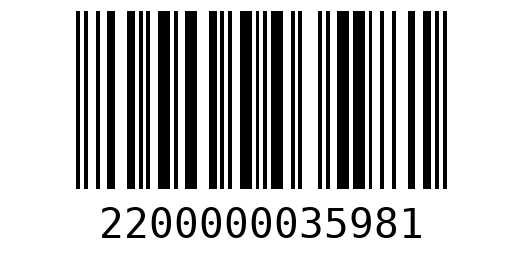 Штрихкод 2200000035981