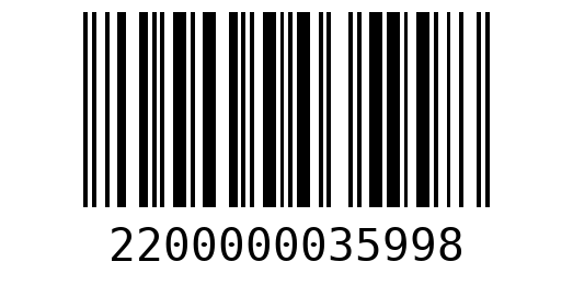 Штрихкод 2200000035998