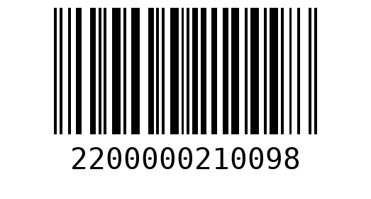 Штрихкод 2200000210098