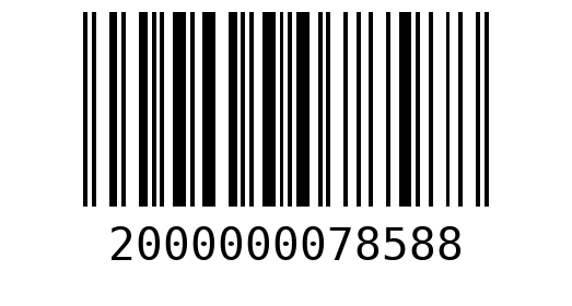 Штрихкод 2000000078588