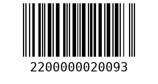 Штрихкод 2200000020093