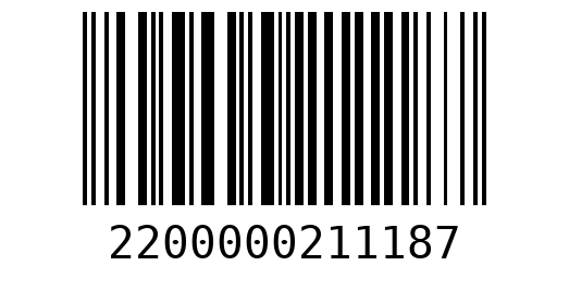 Штрихкод 2200000211187