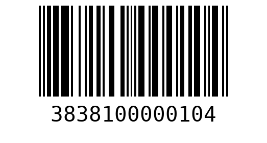 Штрихкод 3838100000104