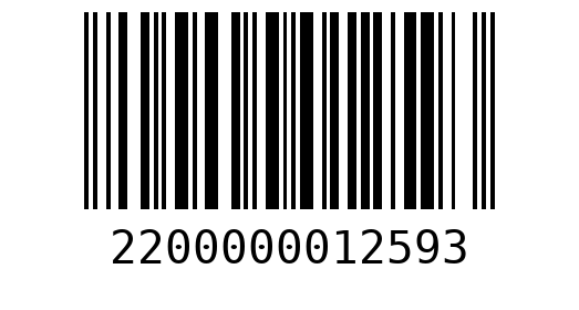 Штрихкод 2200000012593