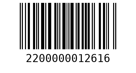 Штрихкод 2200000012616