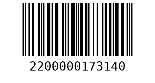Штрихкод 2200000173140