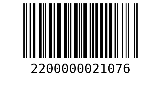 Штрихкод 2200000021076