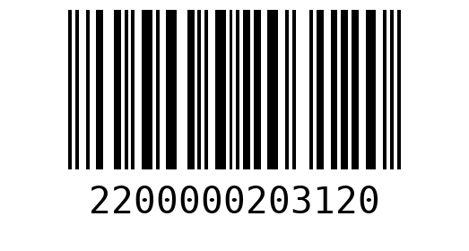 Штрихкод 2200000203120