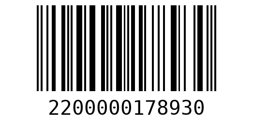 Штрихкод 2200000178930