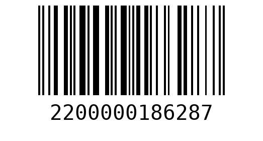Штрихкод 2200000186287