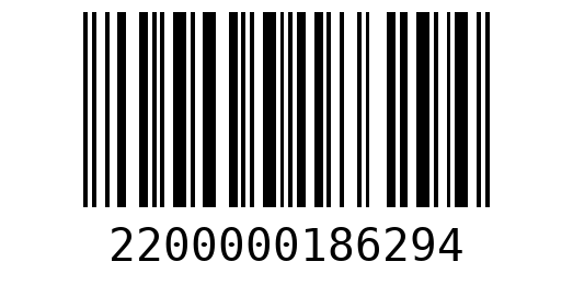 Штрихкод 2200000186294