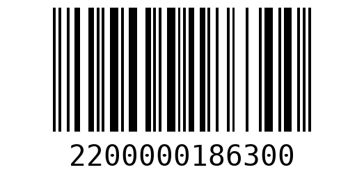Штрихкод 2200000186300