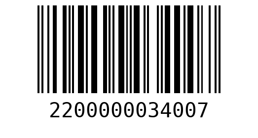 Штрихкод 2200000034007